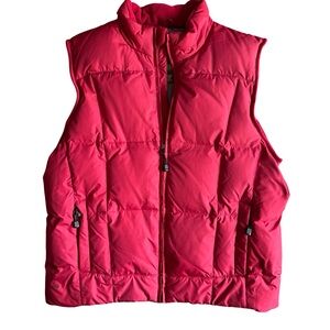 Eddie Bauer Premium Goose Down Vest - Red - Men’s L